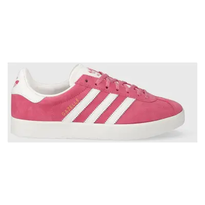 Semišové sneakers boty adidas Originals Gazelle 85 růžová barva, IG5004