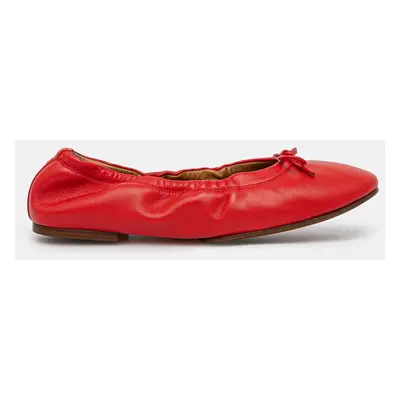 Baleríny Polo Ralph Lauren Flats Ballet červená barva, 818960638