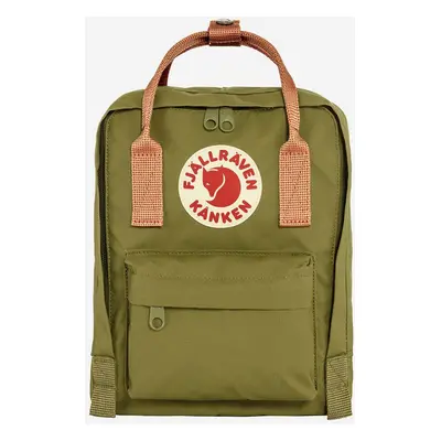 Batoh Fjallraven Kanken Mini zelená barva, malý, s aplikací, F23561.631.241-241