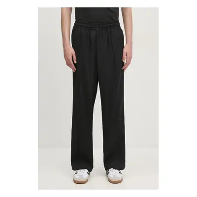 Tepláky adidas Originals Premium Baggy Track Pant černá barva, s aplikací, JC6359