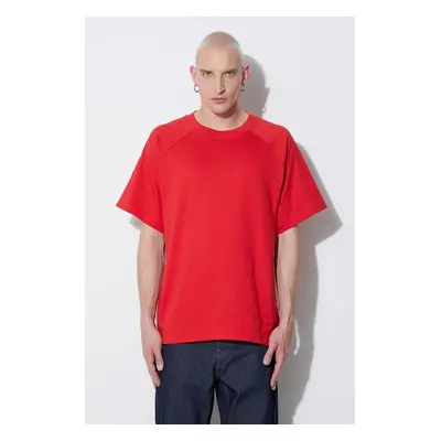 Bavlněné tričko adidas Originals Essentials Tee IA2445 červená barva, IA2445-red