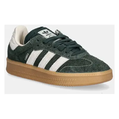 Sneakers boty adidas Originals Samba XLG zelená barva, JI3198