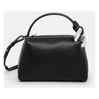 Kožená kabelka JW Anderson The Jwa Small Corner Bag černá barva, HB0674.LA0232.999