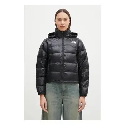 Péřová bunda The North Face 2000 RETRO NUPTSE dámská, černá barva, zimní, NF0A831FKX71