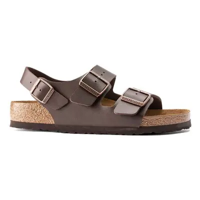 Sandály Birkenstock Milano pánské, hnědá barva, 34701