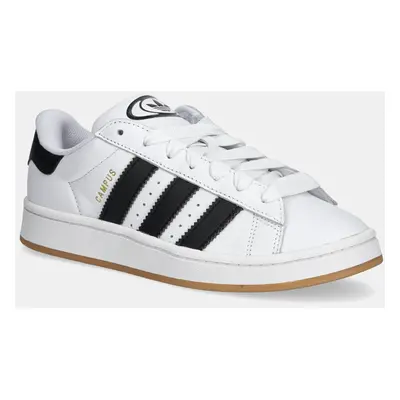 Kožené sneakers boty adidas Originals Campus 00s bílá barva, JP9998