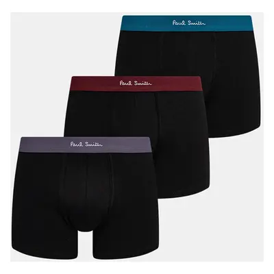 Boxerky Paul Smith 3-pack pánské, černá barva, M1A-914-P3PK75