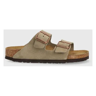 Semišové pantofle Birkenstock Arizona 951303-Taupe