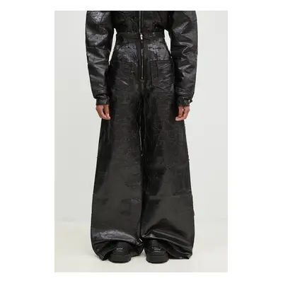 Džíny Rick Owens Dirt Cooper dámské, černá barva, DS02D2303.BMC