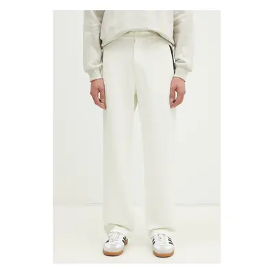 Tepláky adidas Originals Premium Track Pant béžová barva, s aplikací, JD3399