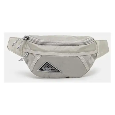 Ledvinka thisisneverthat Washed Nylon Waist Bag šedá barva, TN243WBASB01