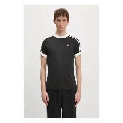 Bavlněné tričko adidas Originals Premium Cali Tee černá barva, s potiskem, JC6361