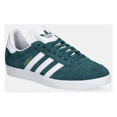 Sneakers boty adidas Originals Gazelle zelená barva, JH5383