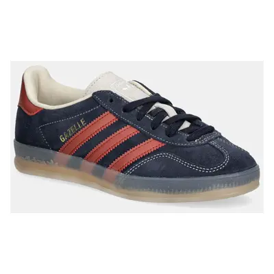 Semišové sneakers boty adidas Originals Gazelle Indoor tmavomodrá barva, JH5404