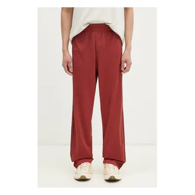 Tepláky adidas Originals Firebird Track Pant červená barva, s aplikací, JP2541