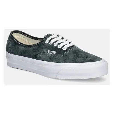 Semišové tenisky Vans Premium Classics LX Authentic Reissue 44 zelená barva, VN0007QZPRM1