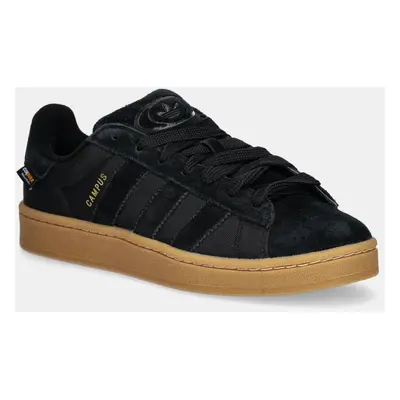 Semišové sneakers boty adidas Originals Campus 00s černá barva, JH7607