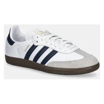 Sneakers boty adidas Originals Samba OG bílá barva, JH8795