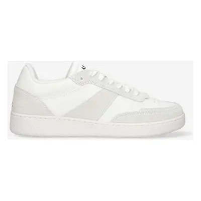 Kožené sneakers boty A.P.C. Plain PUAAW-M56112 WHITE bílá barva