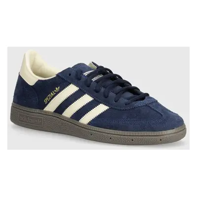 Kožené sneakers boty adidas Originals Hanball Spezial tmavomodrá barva, IF7087