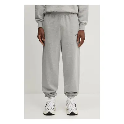 Bavlněné tepláky No Problemo Mini Problemo Sweatpant šedá barva, s potiskem, NP30009.02