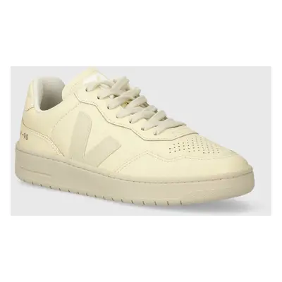 Kožené sneakers boty Veja V-90 béžová barva, VD2003381