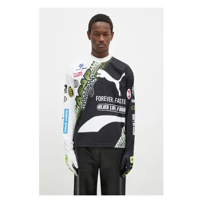 Tričko s dlouhým rukávem Puma Puma x A$AP Rocky Tire Glove Longsleeve bílá barva, 631714