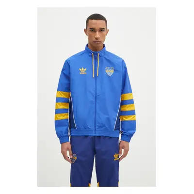 Mikina adidas Boca Tracktop 93 pánská, modrá barva, vzorovaná, JI9490