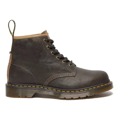 Kožené workery Dr. Martens 101 pánské, hnědá barva, DM31872777