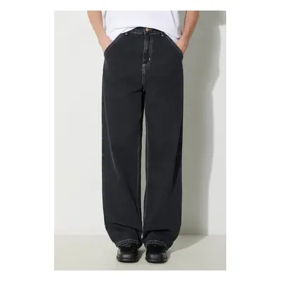 Džíny Carhartt WIP Simple Pant dámské, medium waist, I031924.8906