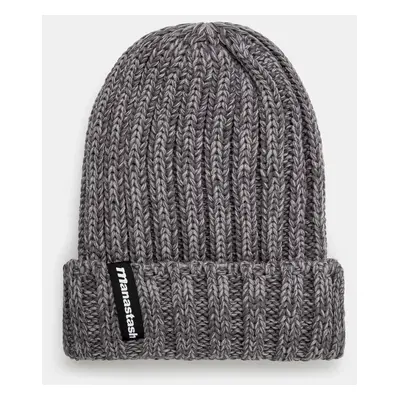 Čepice Manastash 90'S Logo Beanie Ii šedá barva, z husté pleteniny, 7923974005