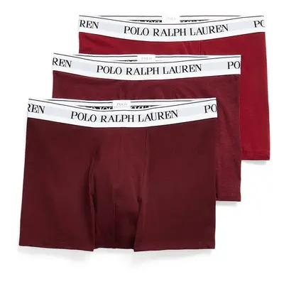 Boxerky Polo Ralph Lauren 3-pack pánské, šedá barva, 714830299