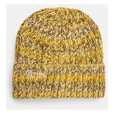 Čepice z vlněné směsi Aries Rib Knit Space Dye Beanie zelená barva, z husté pleteniny, AR9001502