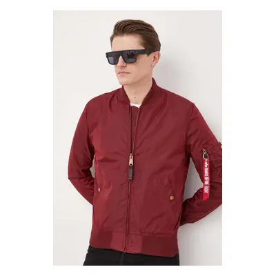 Bomber bunda Alpha Industries vínová barva, přechodná, 191103.184-Burgundy