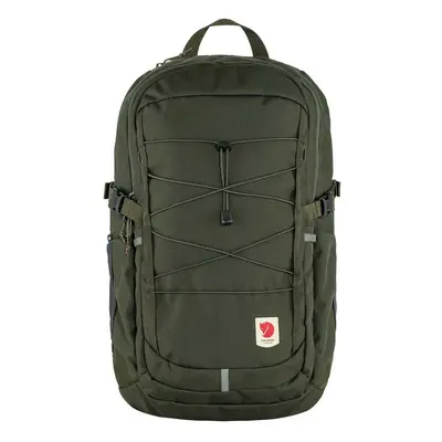 Batoh Fjallraven Skule 28 zelená barva, velký, hladký