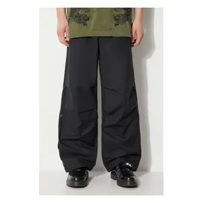 Kalhoty Maharishi Original Loose Snopants pánské, černá barva, jednoduché, 4039.BLACK