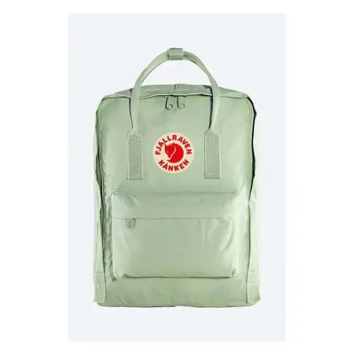 Batoh Fjallraven Kanken zelená barva, velký, s aplikací, F23510.600-600