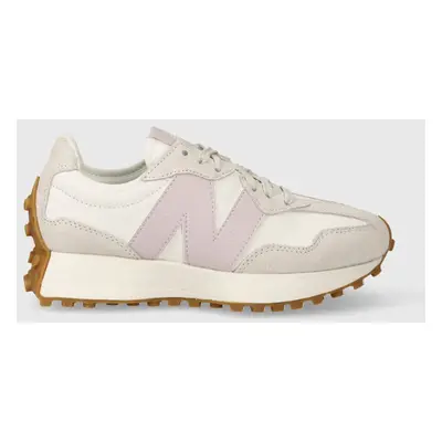 Sneakers boty New Balance 327 bílá barva, WS327OR