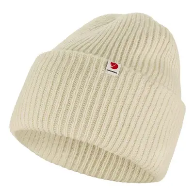 Vlněná čepice Fjallraven Heavy Beanie bílá barva, z husté pleteniny, F12100006.113