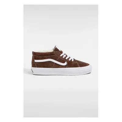 Semišové tenisky Vans Premium Classics LX Sk8-Mid Reissue 83 hnědá barva, VN000CQQDMV1