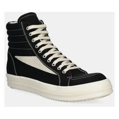 Kecky Rick Owens Vintage High Sneaks černá barva, DU01E3810.CVSLVS