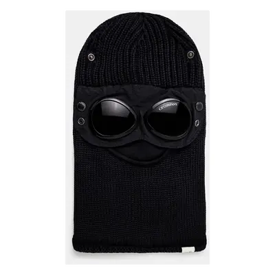 Vlněná kukla C.P. Company Ski Mask tmavomodrá barva, 17CMAC301A005509A