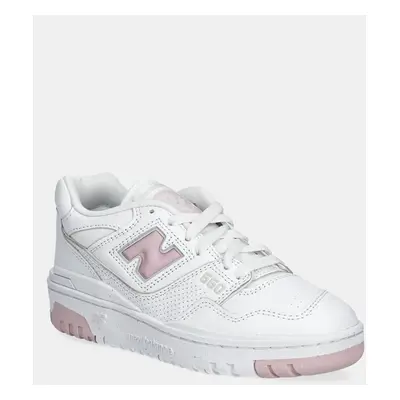 Kožené sneakers boty New Balance BBW550VC bílá barva, BBW550VC