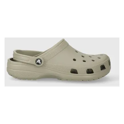 Pantofle Crocs Classic pánské, šedá barva, 10001