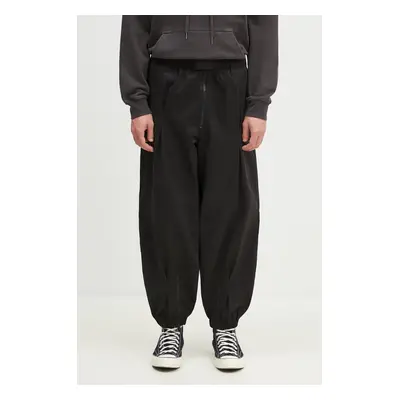 Kalhoty A-COLD-WALL* Augment Wide Pant pánské, černá barva, jednoduché, ACWMB307A