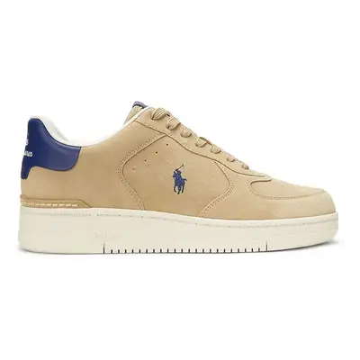 Kožené sneakers boty Polo Ralph Lauren Masters CRT béžová barva, 809965086003