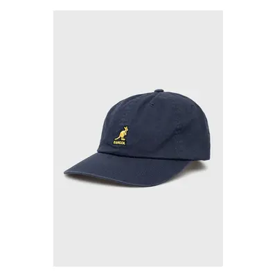 Čepice Kangol tmavomodrá barva, s aplikací, K5165HT.NV411-NV411