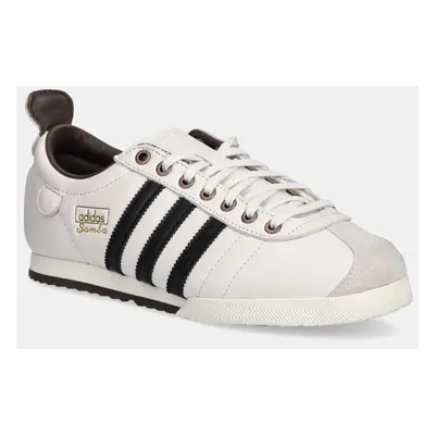 Kožené sneakers boty adidas Originals Samba 62 béžová barva, JQ5104