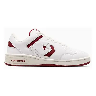 Kožené sneakers boty Converse Weapon bílá barva, A12744C