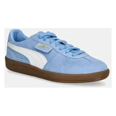 Semišové sneakers boty Puma Palermo Cobalt Glaze modrá barva, 396463